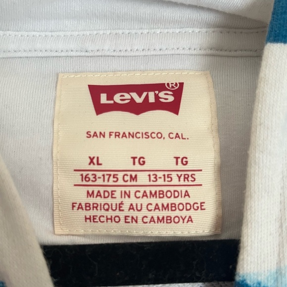 White and Blue Checkered Sweatshirt - Picture 4 of 9